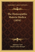 The Homeopathic Materia Medica 143733637X Book Cover