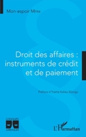 Droit des affaires: Instruments de crédit et de paiement (Logiques Juridiques) (French Edition) 2343253757 Book Cover
