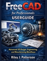 FreeCAD for Professionals USERGUIDE: Advanced 3D Design, Engineering, and Manufacturing Workflows B0GKXTH263 Book Cover