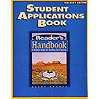 Student Applications Book, Teacher's Edition (Reader's Handbook) 0669495123 Book Cover