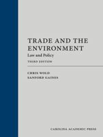 Trade and the Environment: Law and Policy 1531026370 Book Cover