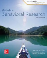 Methods in Behavioral Research 0073271314 Book Cover