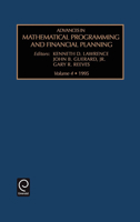 Advances in mathematical programming and financial planning. Volume 4 (Advances in Mathematical Programming and Financial Planning) 1559387246 Book Cover