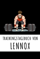 Trainingstagebuch von Lennox: Personalisierter Tagesplaner f�r dein Fitness- und Krafttraining im Fitnessstudio oder Zuhause 168742389X Book Cover