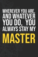 Wherever you are, And whatever you do,  You always Stay My Master 1660280478 Book Cover