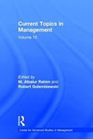 Current Topics in Management 0762304480 Book Cover