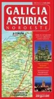 MAPA GALICIA-ASTURIAS (NOROESTE) (MAPAS DE CARRETERAS) (Spanish Edition) 8495948249 Book Cover