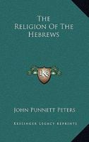 The Religion Of The Hebrews 1163304832 Book Cover