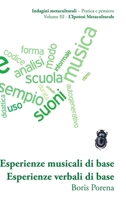 [10c] Esperienze musicali di base; [10e] Esperienze verbali di base 0244630526 Book Cover