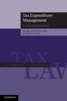 Tax Expenditure Management 0511910142 Book Cover