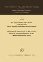 Vergleichende Untersuchungen an Streichgarnen, Die Mit Der Ringspinnmaschine Und Mit Dem Selfaktor Ausgesponnen Wurden 3663066061 Book Cover