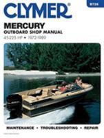 Mercury Outboard Shop Manual: 45-225 Hp, 1972-1989 (B726) 0892873965 Book Cover