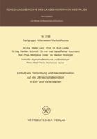 Einfluss Von Verformung Und Rekristallisation Auf Die Ultraschallabsorption in Ein- Und Vielkristallen 3531031465 Book Cover