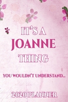 Joanne: Personalised Name Planner 2020 Gift For Women & Girls 100 Pages (Pink Floral Design) 2020 Weekly Planner Monthly Planner 1694391000 Book Cover