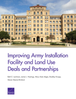 Improving Army Installation Facility and Land Use Deals and Partnerships 1977403077 Book Cover