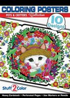 Pets and Critters - Premium Coloring Poster Tablet (10 Designs) 0990867803 Book Cover