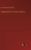 Textgeschichte von Thomson's Seasons (German Edition) 3368535269 Book Cover