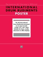 International Drum Rudiments: Poster 0739008994 Book Cover