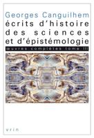 Oeuvres Completes Tome III: Ecrits d'Histoire Des Sciences Et d'Epistemologie 2711623629 Book Cover