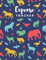 Expense Tracker: Personal Cash Management Daily Record Organizer Notebook with Unique Animals Themed Cover 1696124441 Book Cover