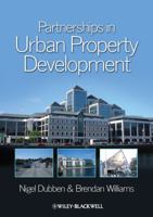 Partnerships in Urban Property Development 1405111798 Book Cover