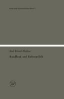 Rundfunk Und Kulturpolitik: Ein Beitrag Zur Kultursoziologie 3663010740 Book Cover