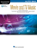Movie and TV Music for Alto Sax: Instrumental Play-Along Series 1540020649 Book Cover