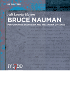 Bruce Nauman : Performative Skepticism and the Aporia of Sense 3110659301 Book Cover