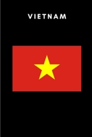 Vietnam: Country Flag A5 Notebook to write in with 120 pages 1675878285 Book Cover