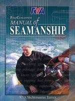 RYA Manual of Seamanship 1905104073 Book Cover