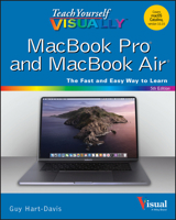 Teach Yourself VISUALLY MacBook Pro and MacBook Air (Teach Yourself VISUALLY 1119683890 Book Cover