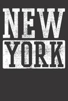 Notebook 6x9 120 Pages: New York Souvenir 1081825022 Book Cover