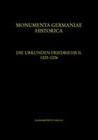 Die Urkunden Friedrichs II.: Teil 5: 1222-1226 3447107537 Book Cover