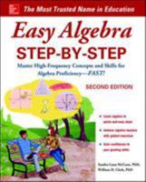 Easy Algebra Step-By-Step 1260025926 Book Cover
