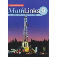 MathLinks 9 Student Text and Practice and Homework Book Package 0070973407 Book Cover
