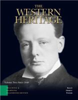 The Western Heritage Vol 2 chapters 13-30 013221105X Book Cover