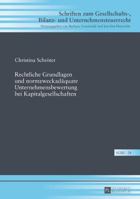 Rechtliche Grundlagen Und Normzweckadaequate Unternehmensbewertung Bei Kapitalgesellschaften 3631721439 Book Cover