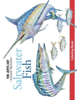 Saltwater Fish Coloring Book B09K1XCTL1 Book Cover