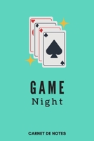 Game Night Notebook | A5 Lined Notebook 6 x 9 inches (15 x 22 cm) | 120 pages 1676429727 Book Cover