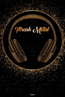 Thrash Metal Planner: Thrash Metal Golden Headphones Music Calendar 2020 - 6 x 9 inch 120 pages gift 1661668739 Book Cover