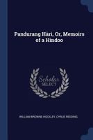 Pandurang HR, Or, Memoirs of a Hindoo 1241406952 Book Cover