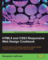 Html5 and Css3 Responsive Web Design Cookbook 184969544X Book Cover