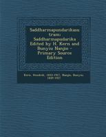 Saddharmapundarikasutram; Saddharmapudarika Edited by H. Kern and Bunyiu Nanjio 1019271205 Book Cover