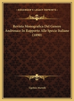 Revista Monografica Del Genere Androsace In Rapporto Alle Specie Italiane 1167360389 Book Cover