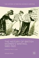 The History of British Women's Writing, 1880-1920: Volume Seven 1137393793 Book Cover