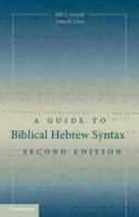 A Guide to Biblical Hebrew Syntax 1107434963 Book Cover