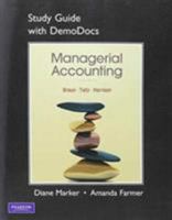 Study Guide with Demodocs for Managerial Accounting 0136023223 Book Cover