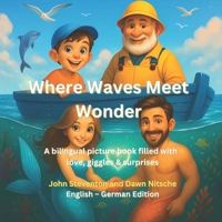 Where Waves Meet Wonder: A bilingual picture book filled with love, giggles & surprises B0FR2ZWKKQ Book Cover