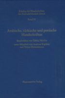 Katalog Der Handschriften Der Zentralbibliothek Zurich / Arabische, Turkische Und Persische Handschriften 3447054891 Book Cover