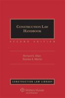 Construction Law Handbook 0735574464 Book Cover